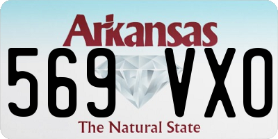 AR license plate 569VXO