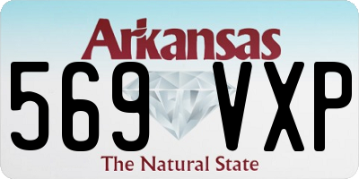 AR license plate 569VXP