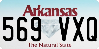 AR license plate 569VXQ