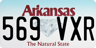 AR license plate 569VXR