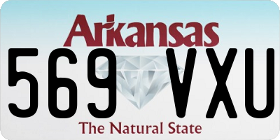 AR license plate 569VXU
