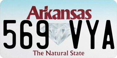 AR license plate 569VYA
