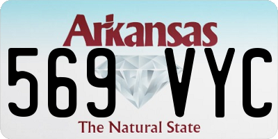 AR license plate 569VYC