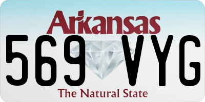 AR license plate 569VYG