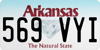 AR license plate 569VYI
