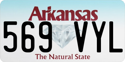 AR license plate 569VYL
