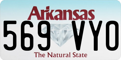 AR license plate 569VYO