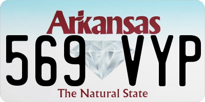 AR license plate 569VYP