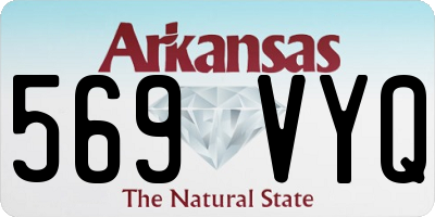 AR license plate 569VYQ