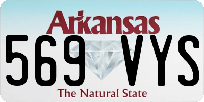 AR license plate 569VYS