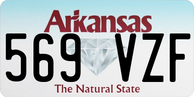 AR license plate 569VZF