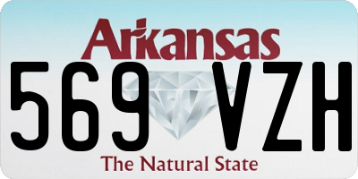 AR license plate 569VZH