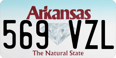 AR license plate 569VZL
