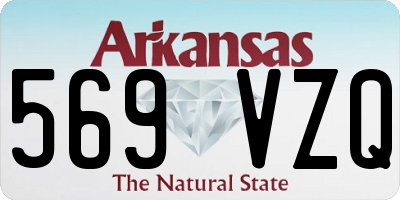 AR license plate 569VZQ
