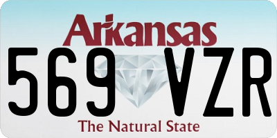 AR license plate 569VZR
