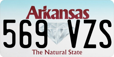 AR license plate 569VZS