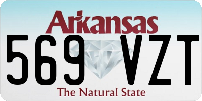 AR license plate 569VZT