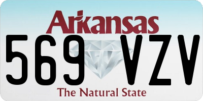 AR license plate 569VZV