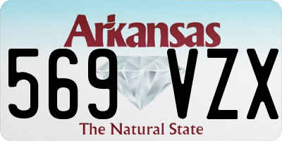 AR license plate 569VZX