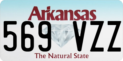 AR license plate 569VZZ