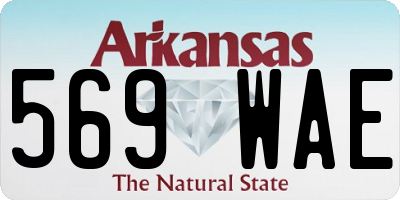 AR license plate 569WAE