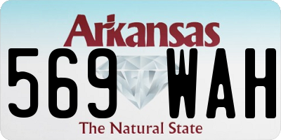 AR license plate 569WAH