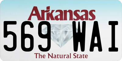 AR license plate 569WAI