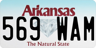 AR license plate 569WAM