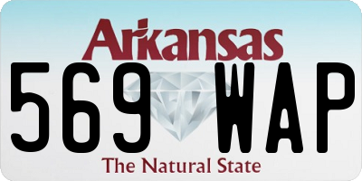 AR license plate 569WAP