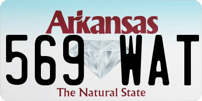 AR license plate 569WAT