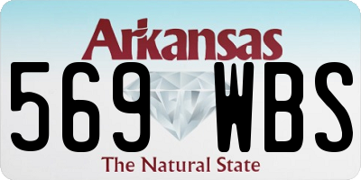 AR license plate 569WBS