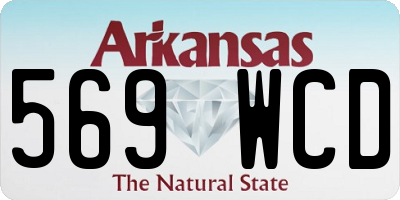 AR license plate 569WCD