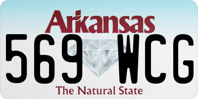 AR license plate 569WCG