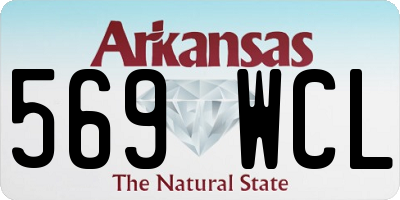 AR license plate 569WCL