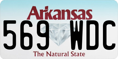 AR license plate 569WDC