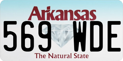 AR license plate 569WDE