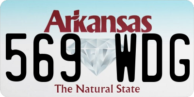AR license plate 569WDG