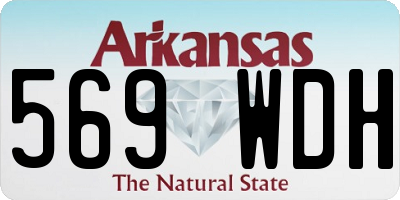 AR license plate 569WDH