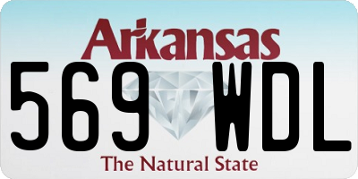 AR license plate 569WDL