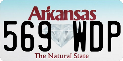 AR license plate 569WDP