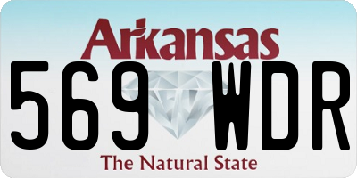 AR license plate 569WDR