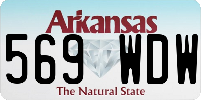 AR license plate 569WDW