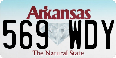 AR license plate 569WDY