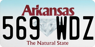 AR license plate 569WDZ