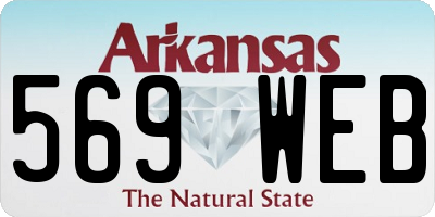 AR license plate 569WEB