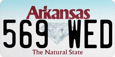AR license plate 569WED