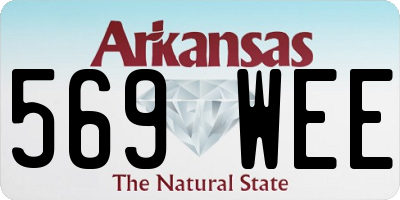 AR license plate 569WEE