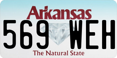 AR license plate 569WEH