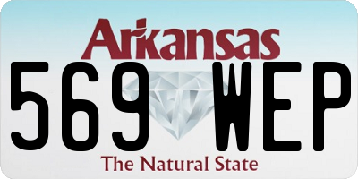 AR license plate 569WEP
