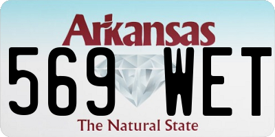 AR license plate 569WET